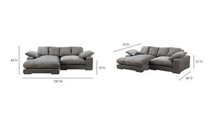 Plunge Sectional Dark Grey