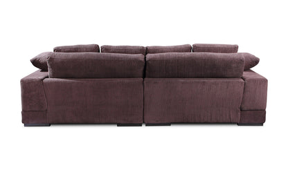Plunge Sectional Dark Brown