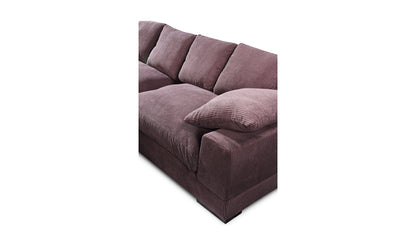Plunge Sectional Dark Brown
