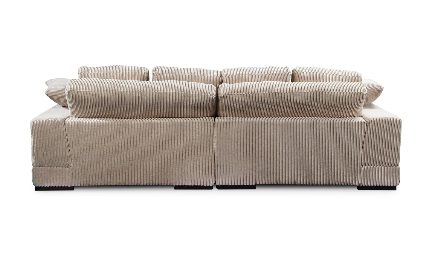 Plunge Sectional Cappuccino