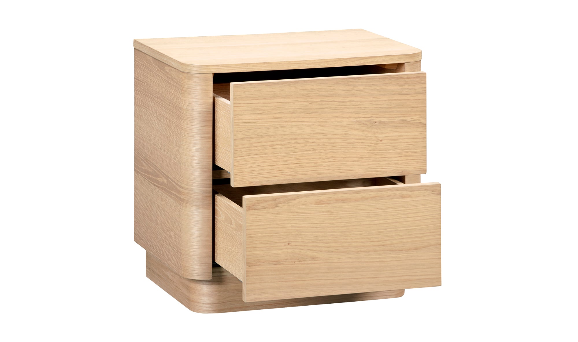 Round Off Oak Bedroom Collection, 64.0" W