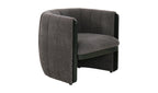 Francis Dark Grey Accent Chair, 32.25" W