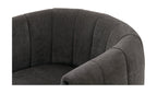 Francis Dark Grey Accent Chair, 32.25" W