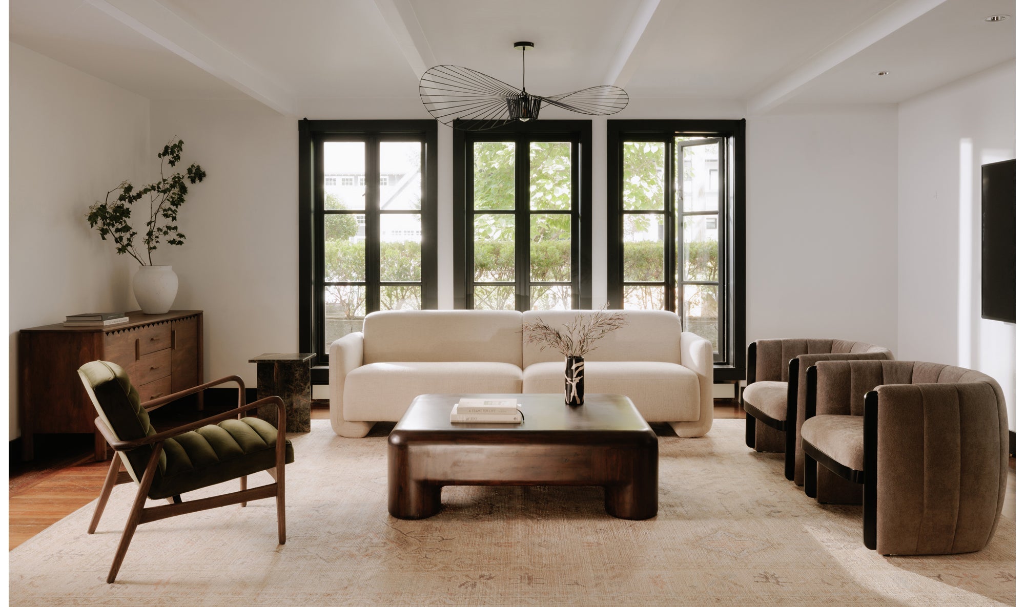 Anderson Green Accent Armchair, 27.0" W