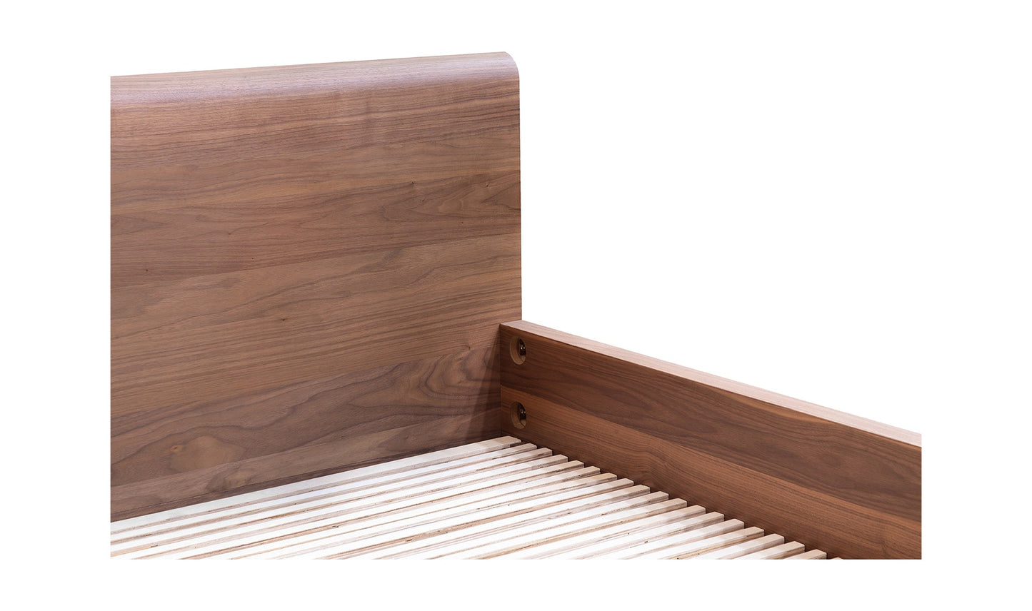 Round Off Walnut Bedroom Collection