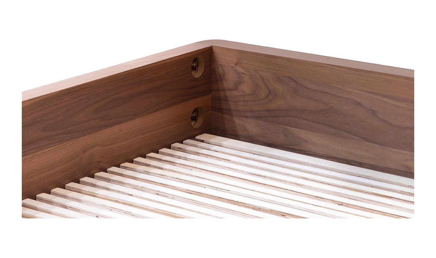 Round Off Walnut Bedroom Collection