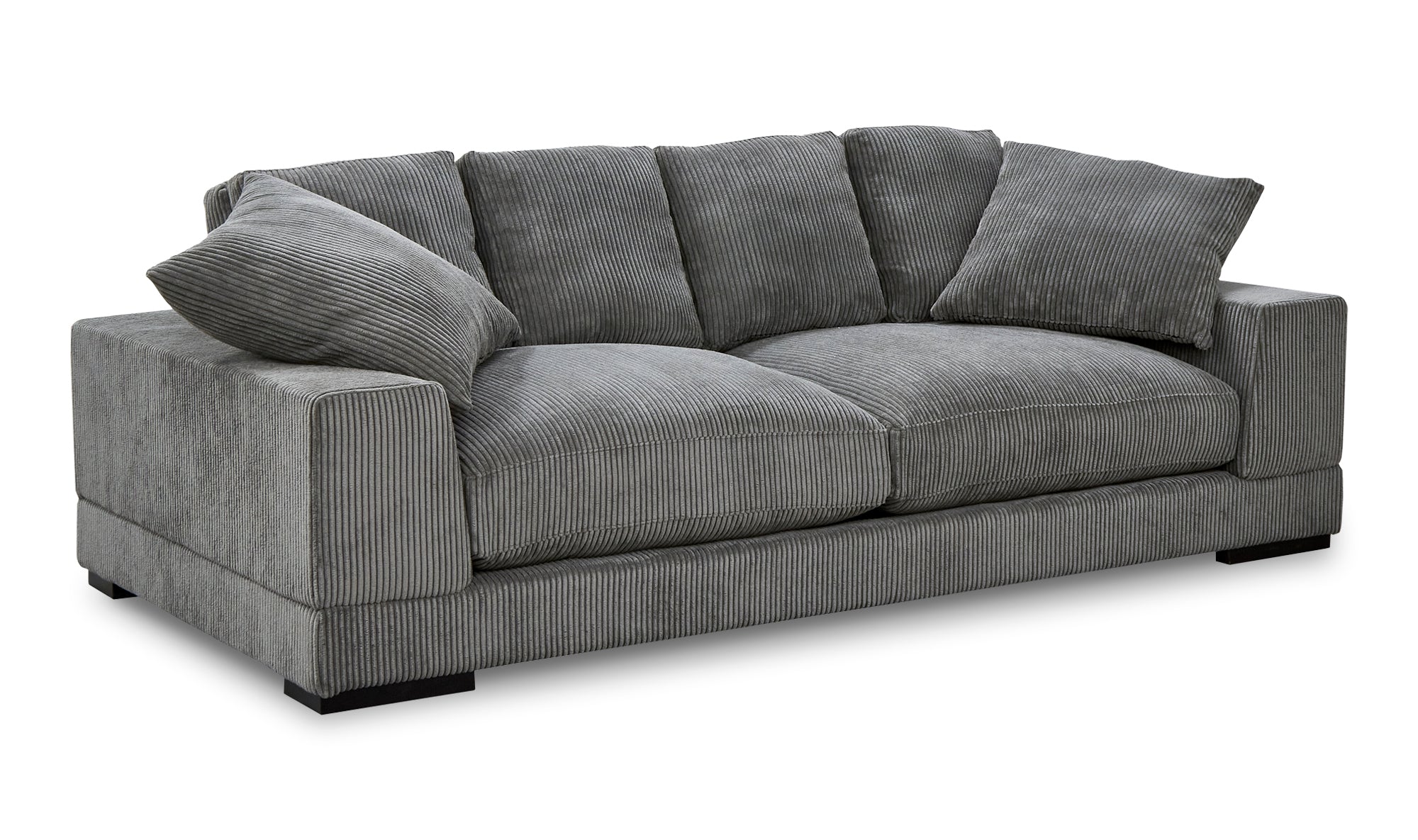 Plunge Sofa Charcoal, 92.0" W