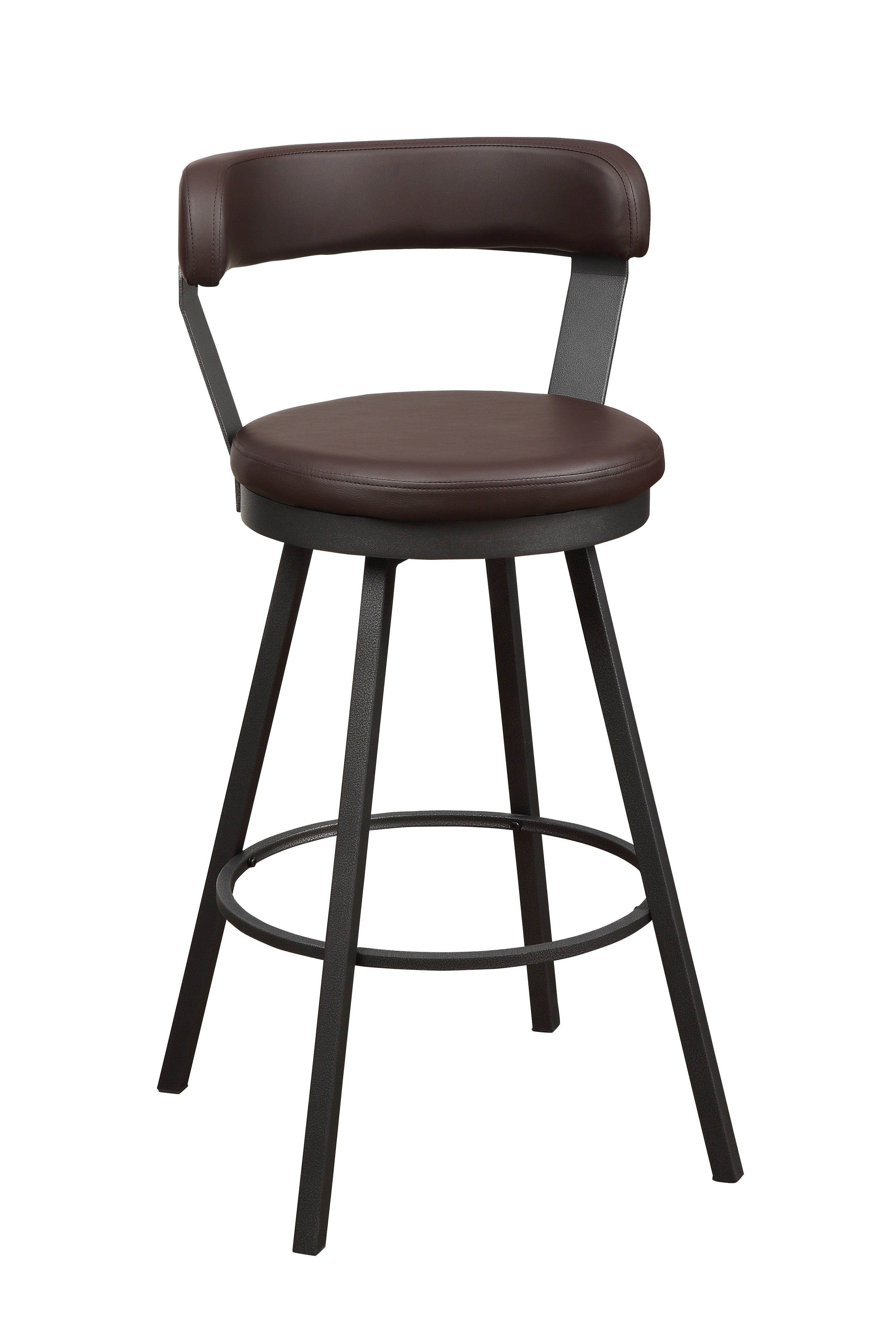 Appert Pub Height Swivel Barstool (Set of 2) Collection, 20.5" W