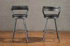 Appert Pub Height Swivel Barstool (Set of 2) Collection, 20.5" W