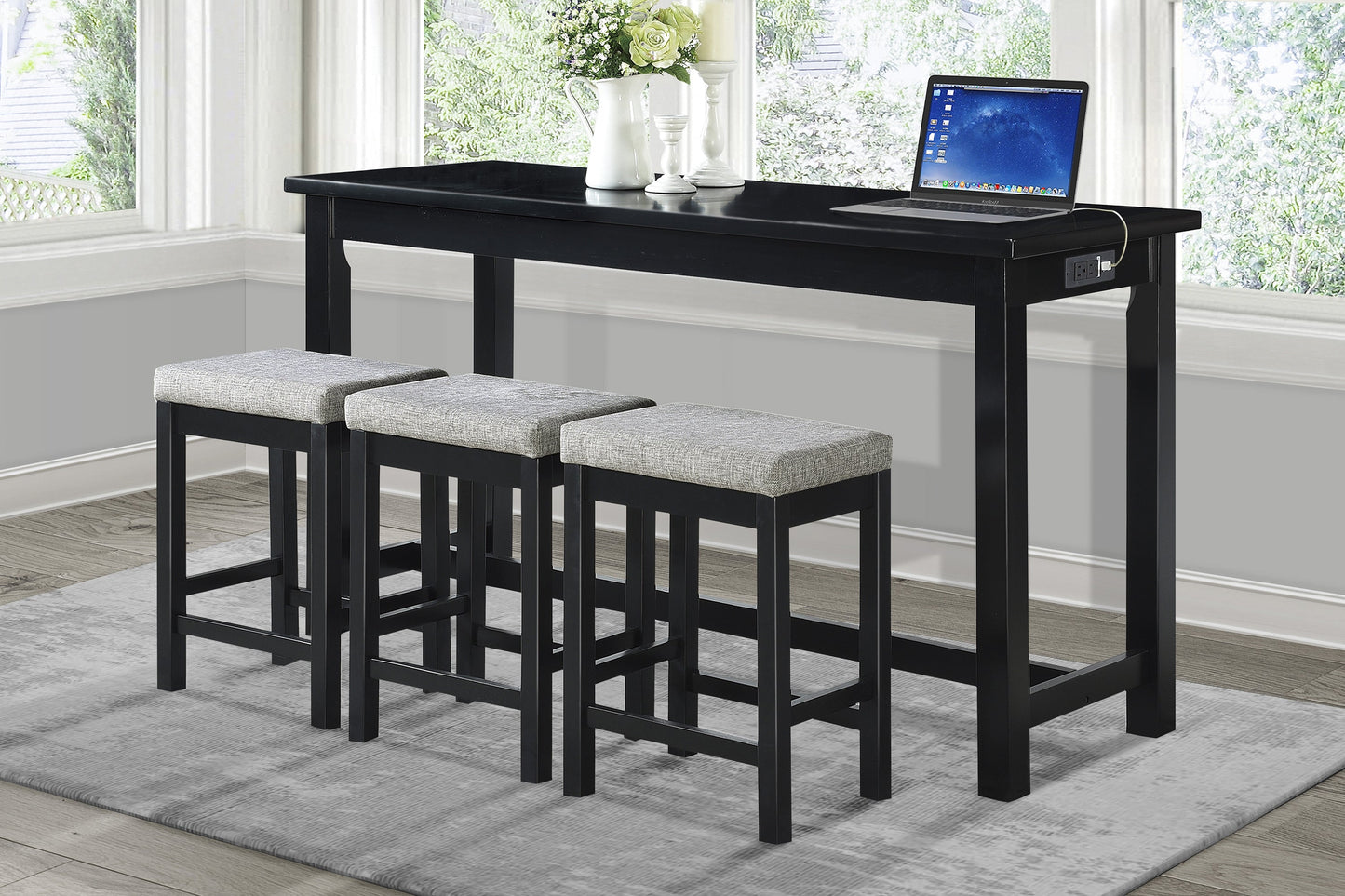Connected 4 Pc. Counter Height Dining Set