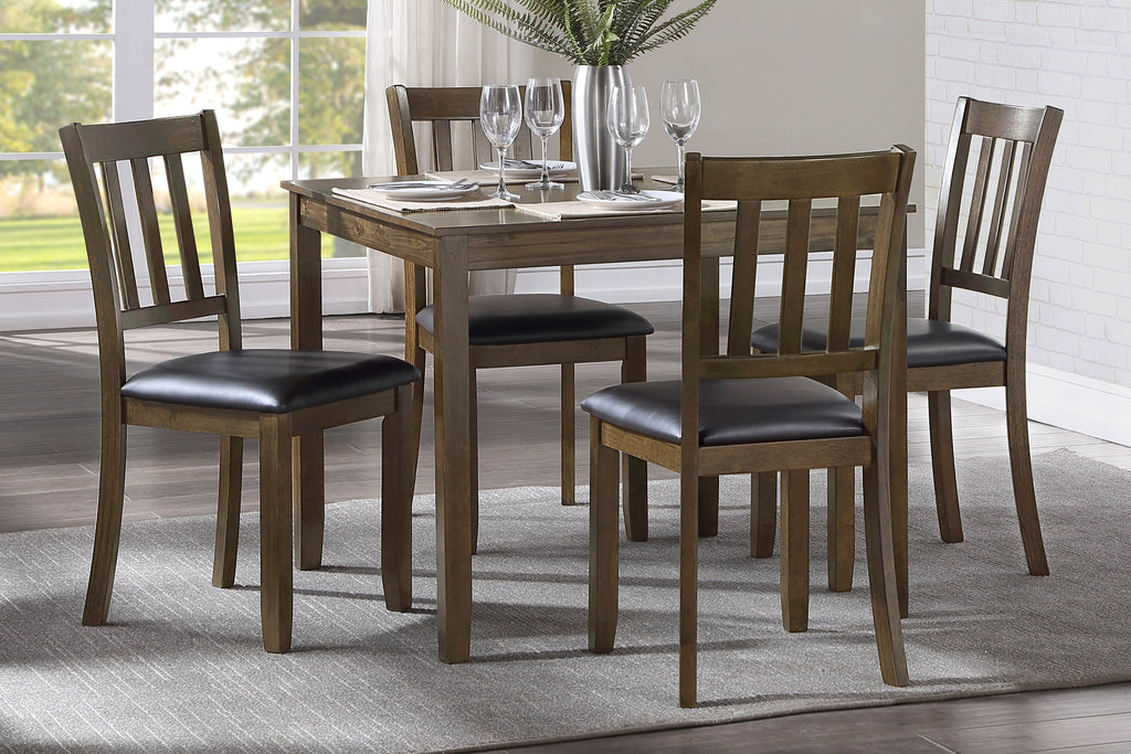 Faust Dining Room Collection, Brown Finish