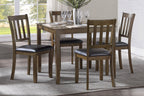 Faust Dining Room Collection, Brown Finish