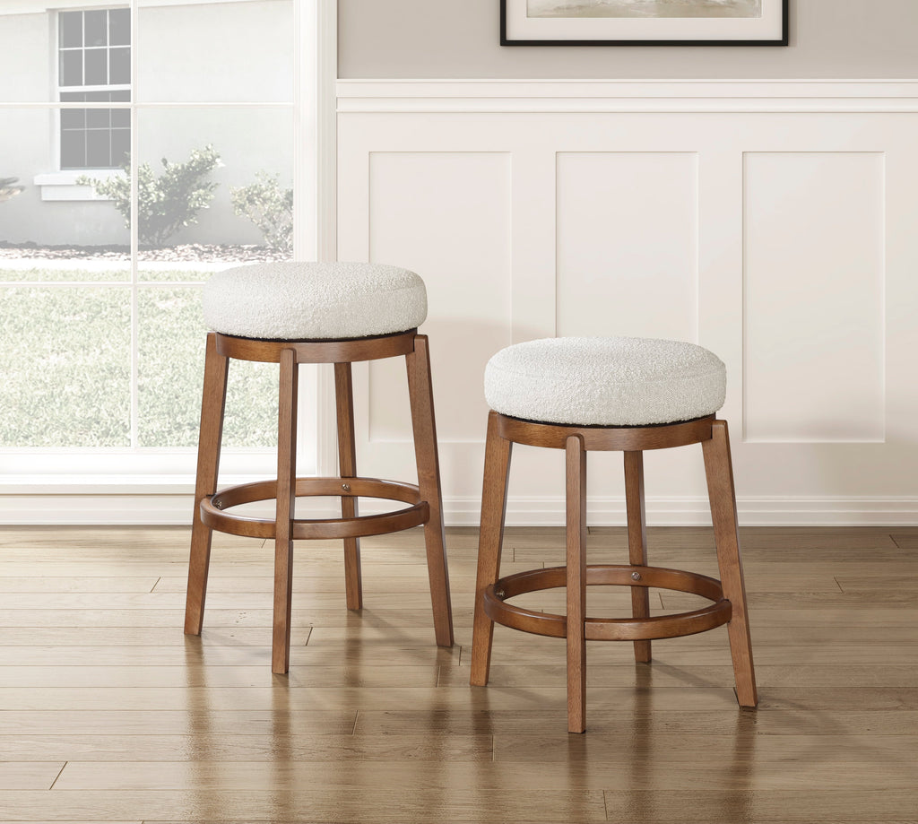 Lily Swivel Barstool Collection, 22" W