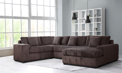 Grizzly Corduroy Sectional Collection