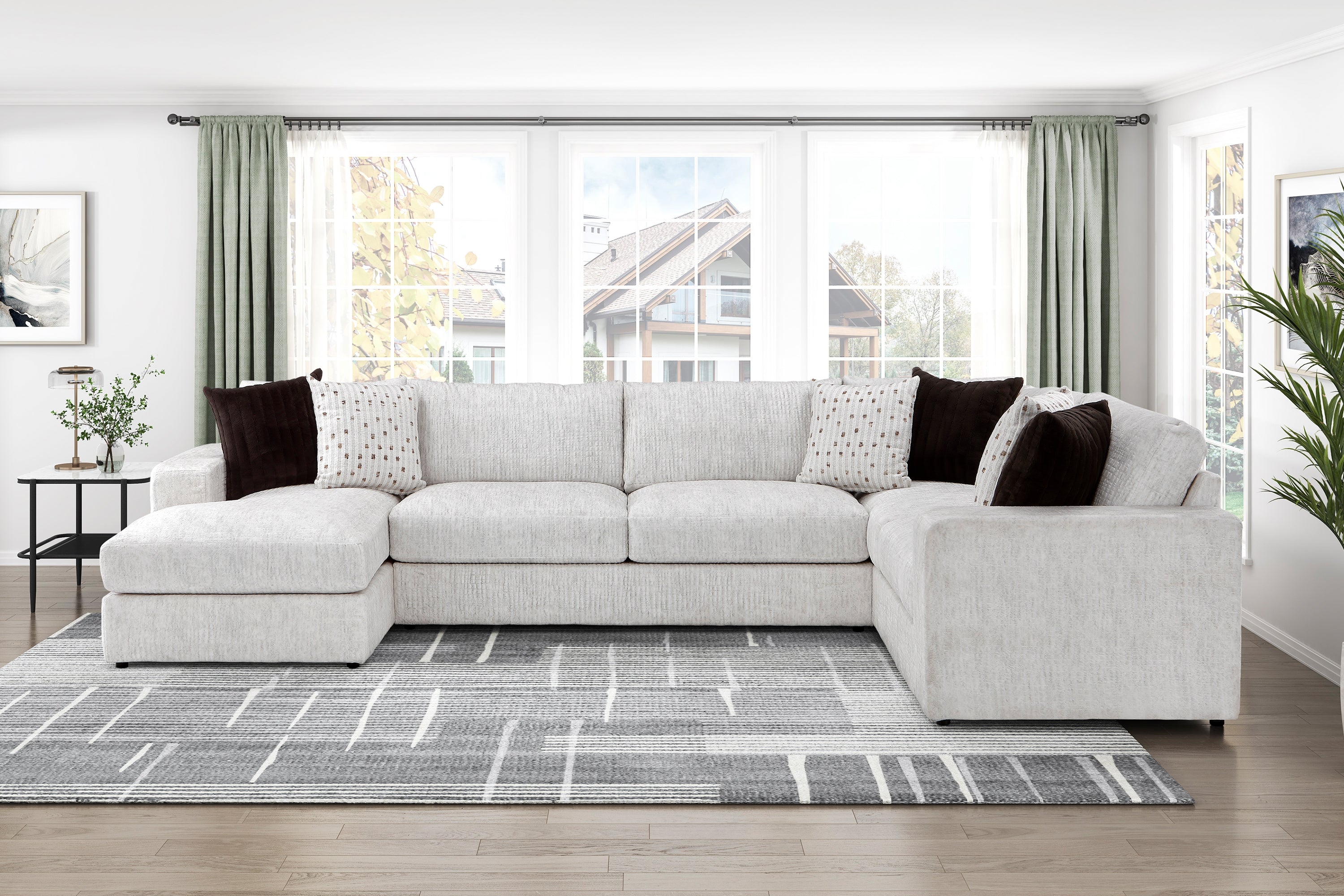 Solace Sectional Collection, 160" W