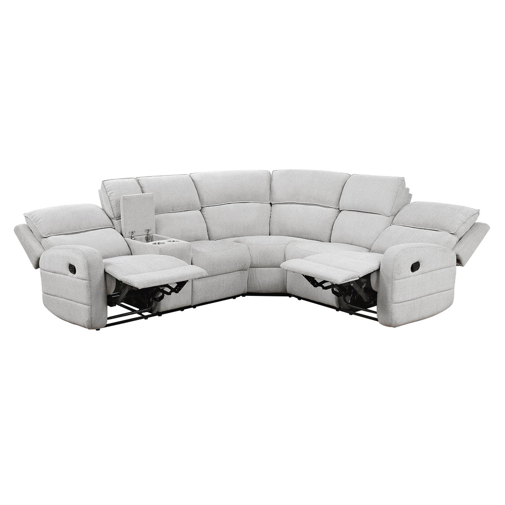 Thorne 3 Pc. Reclining Sectional, 112" W
