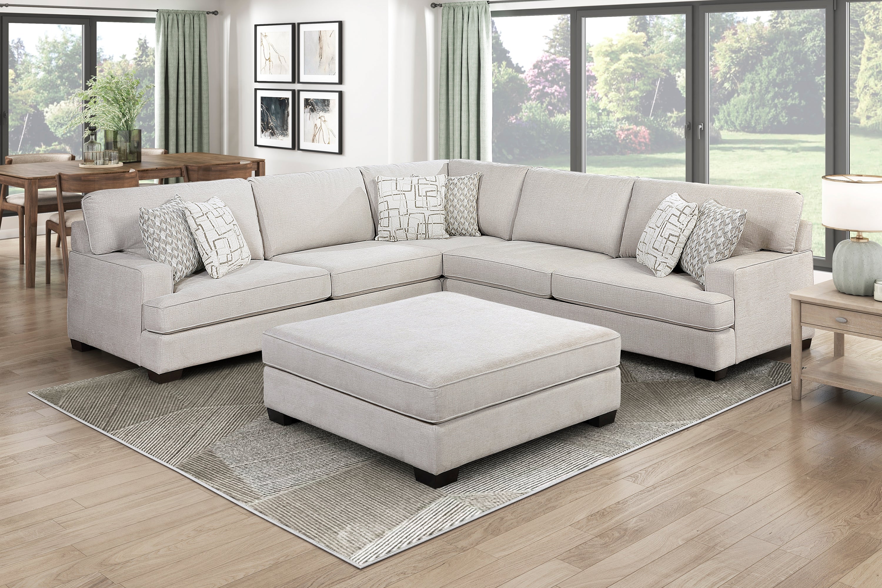 Livia Sectional Collection, 131.5" W