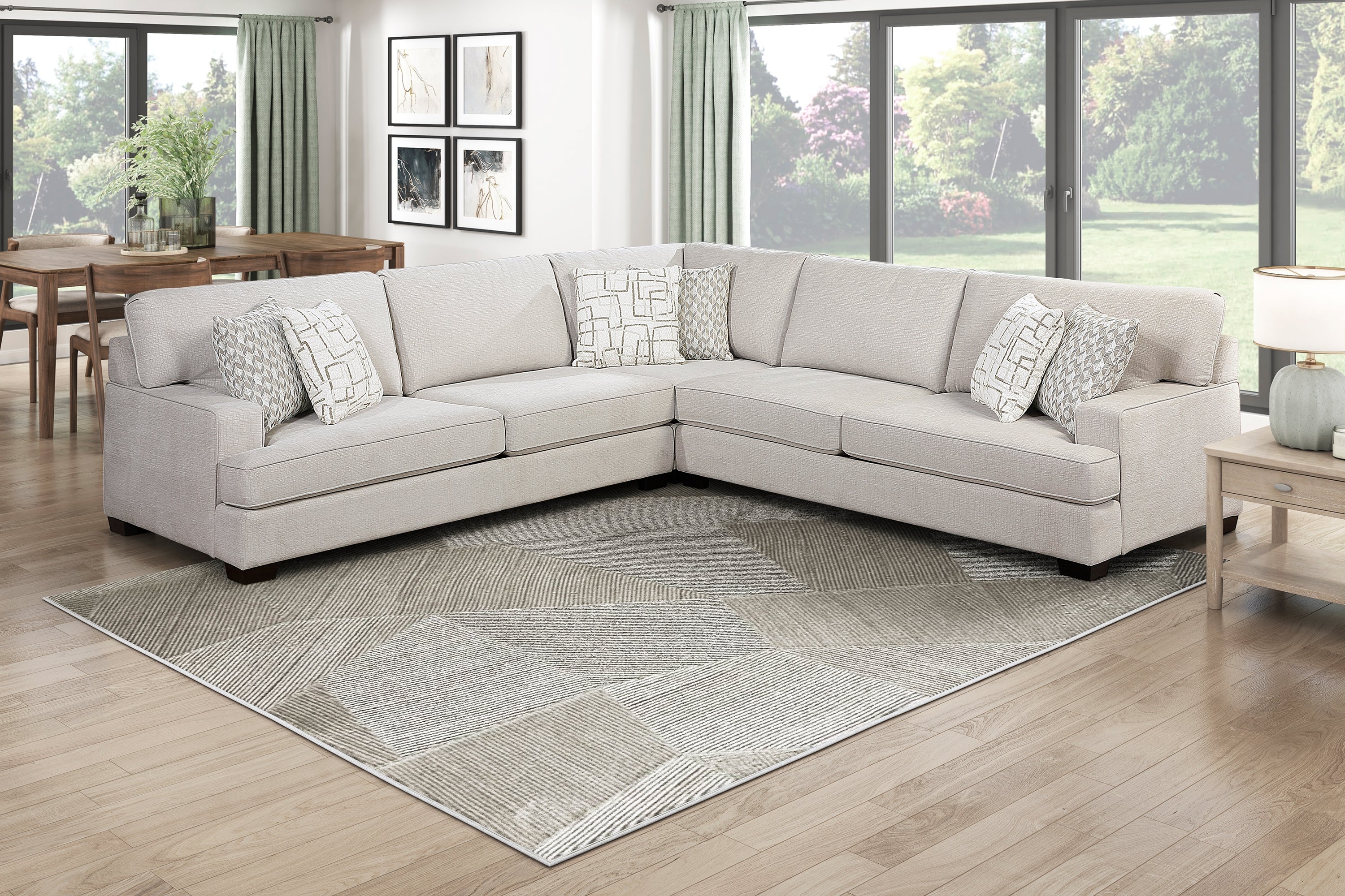 Livia Sectional Collection, 131.5" W