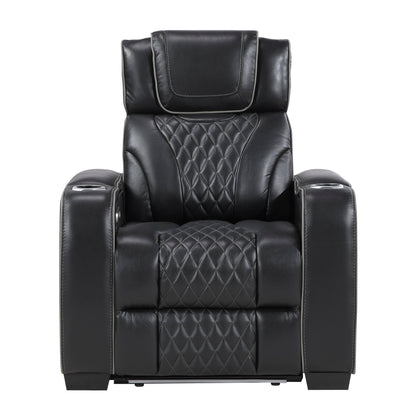 Apex Power Reclining Leather Living Room Collection