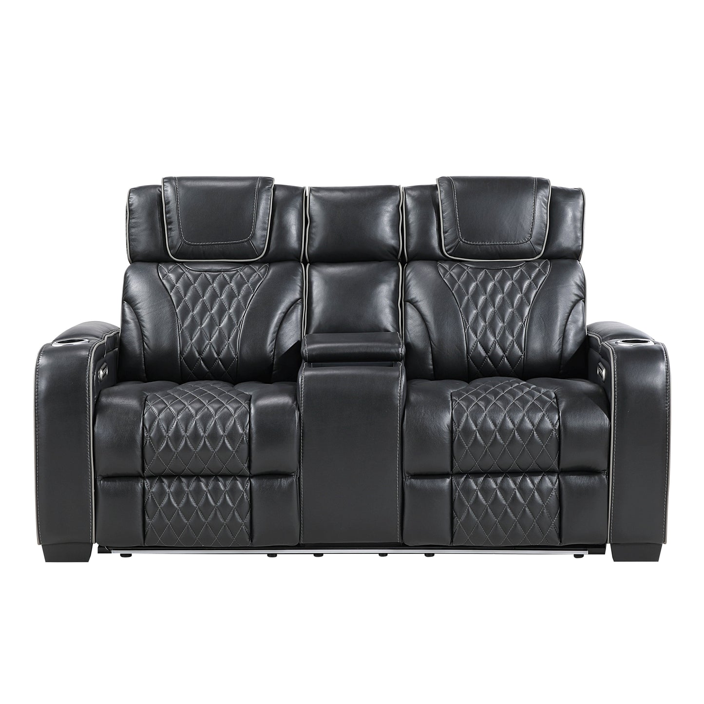 Apex Power Reclining Leather Living Room Collection