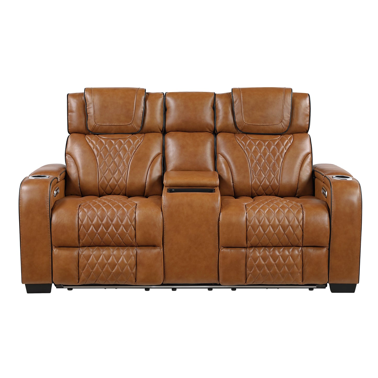 Apex Power Reclining Leather Living Room Collection