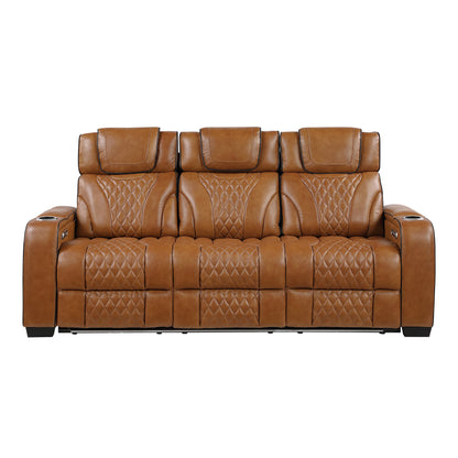 Apex Power Reclining Leather Living Room Collection