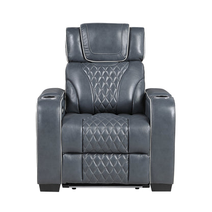Apex Power Reclining Leather Living Room Collection