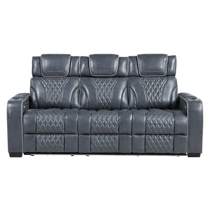 Apex Power Reclining Leather Living Room Collection