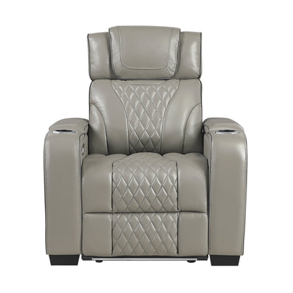 Apex Power Reclining Leather Living Room Collection