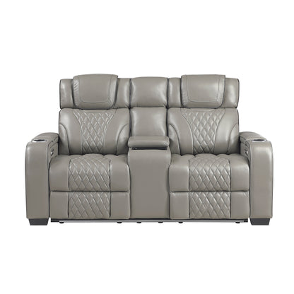 Apex Power Reclining Leather Living Room Collection