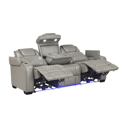 Apex Power Reclining Leather Living Room Collection