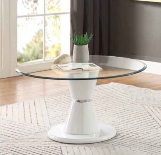 Kavi Coffee Table, White Finish