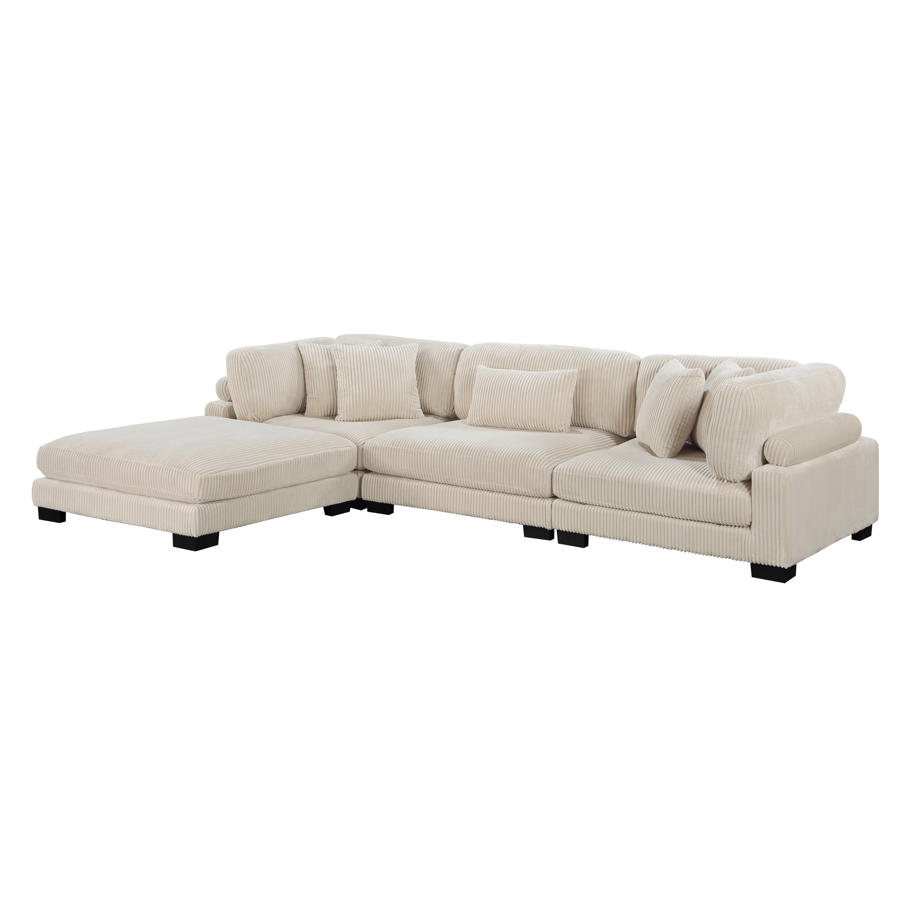 Traverse Beige Modular Sectional Collection, 45" W