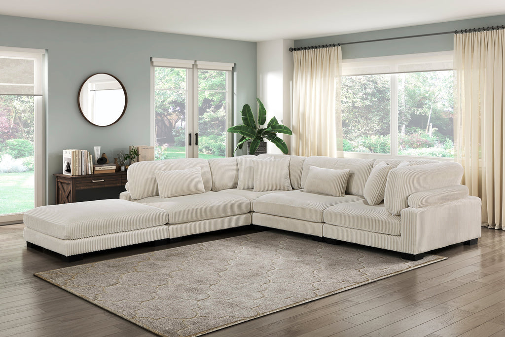 Traverse Beige Modular Sectional Collection, 45" W