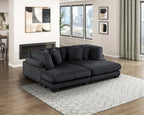 Traverse Black Modular Sectional Collection, 45" W