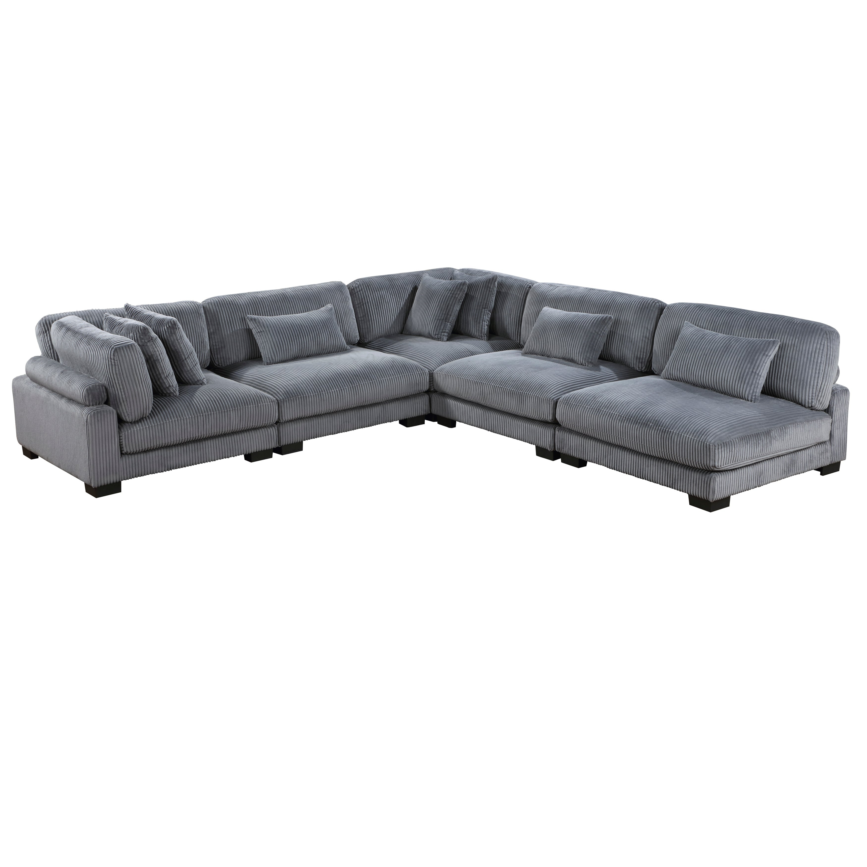 Traverse Grey Modular Sectional Collection, 45" W