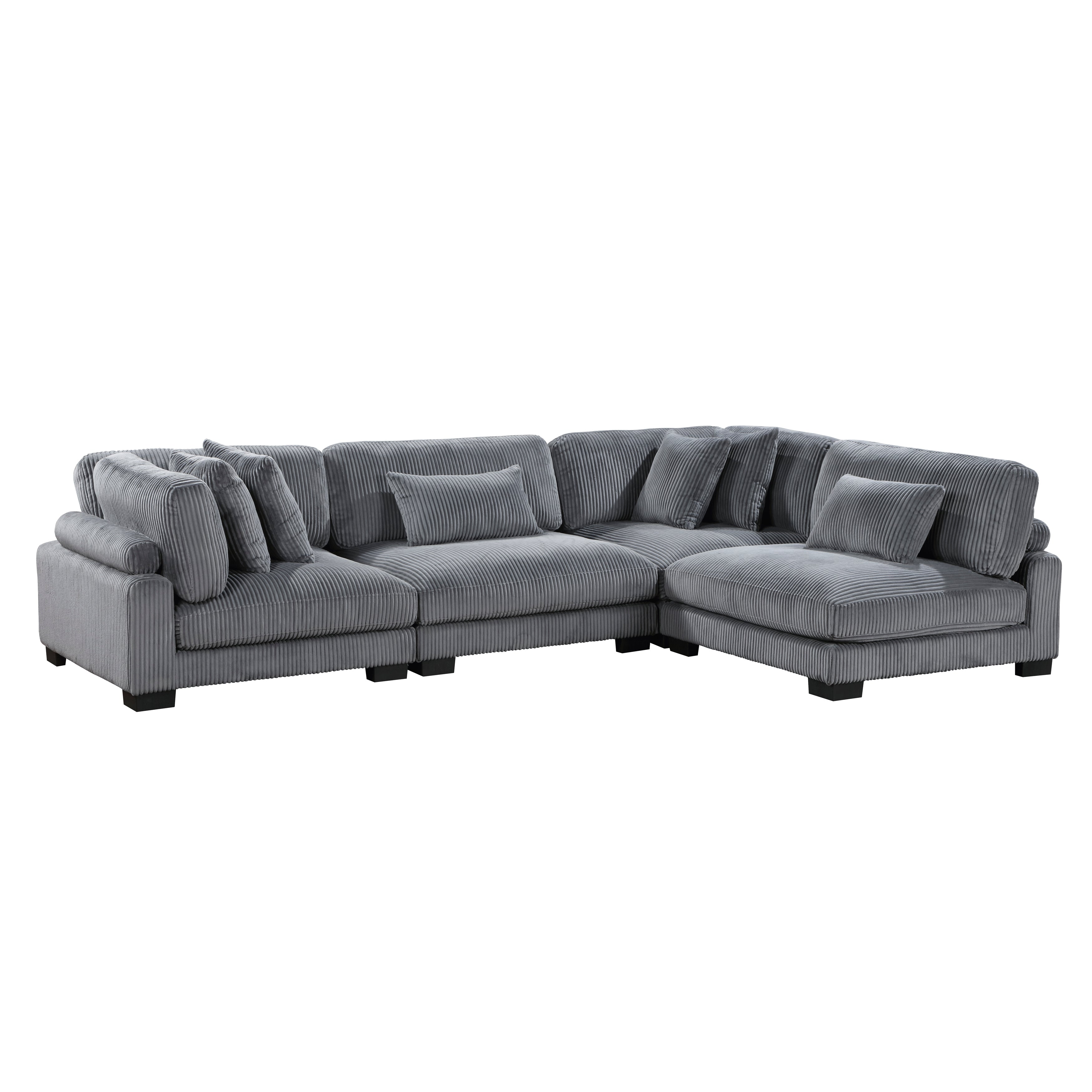 Traverse Grey Modular Sectional Collection, 45" W