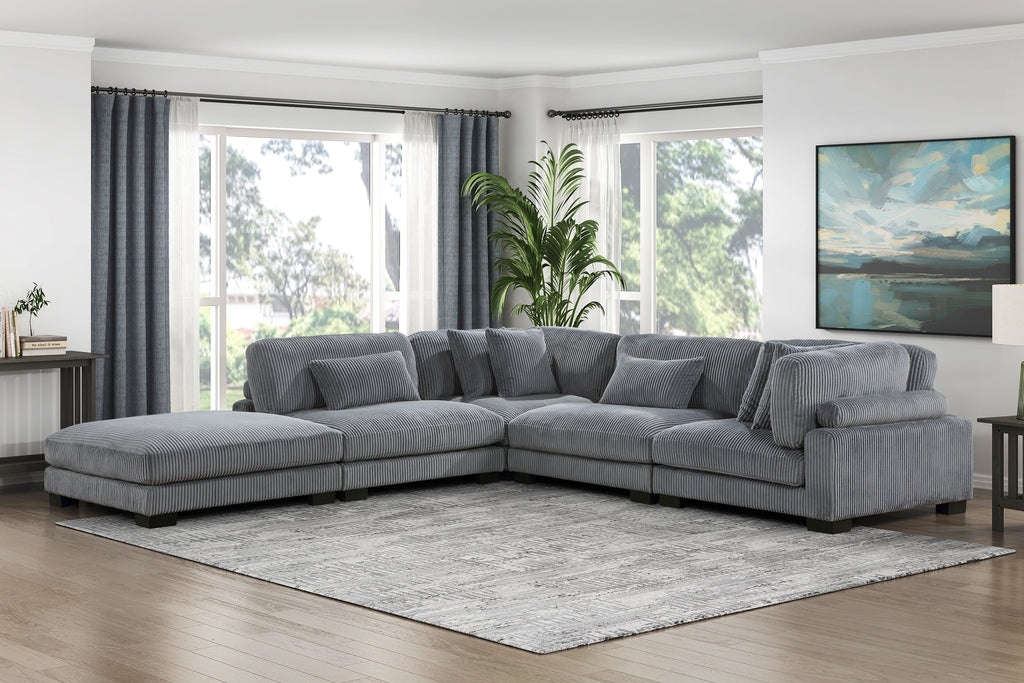 Traverse Grey Modular Sectional Collection, 45" W