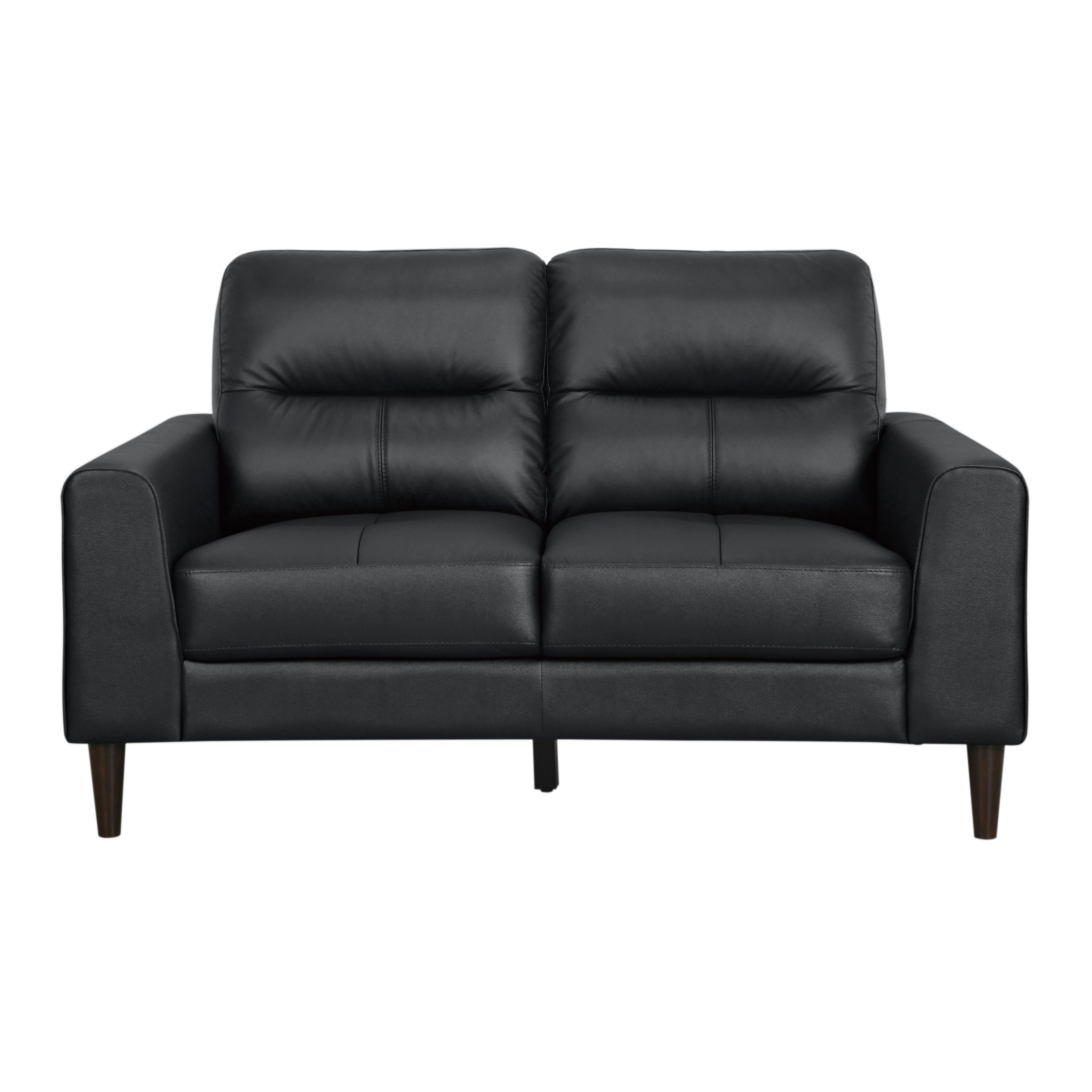 Lewes Leather Living Room Collection, 76" W