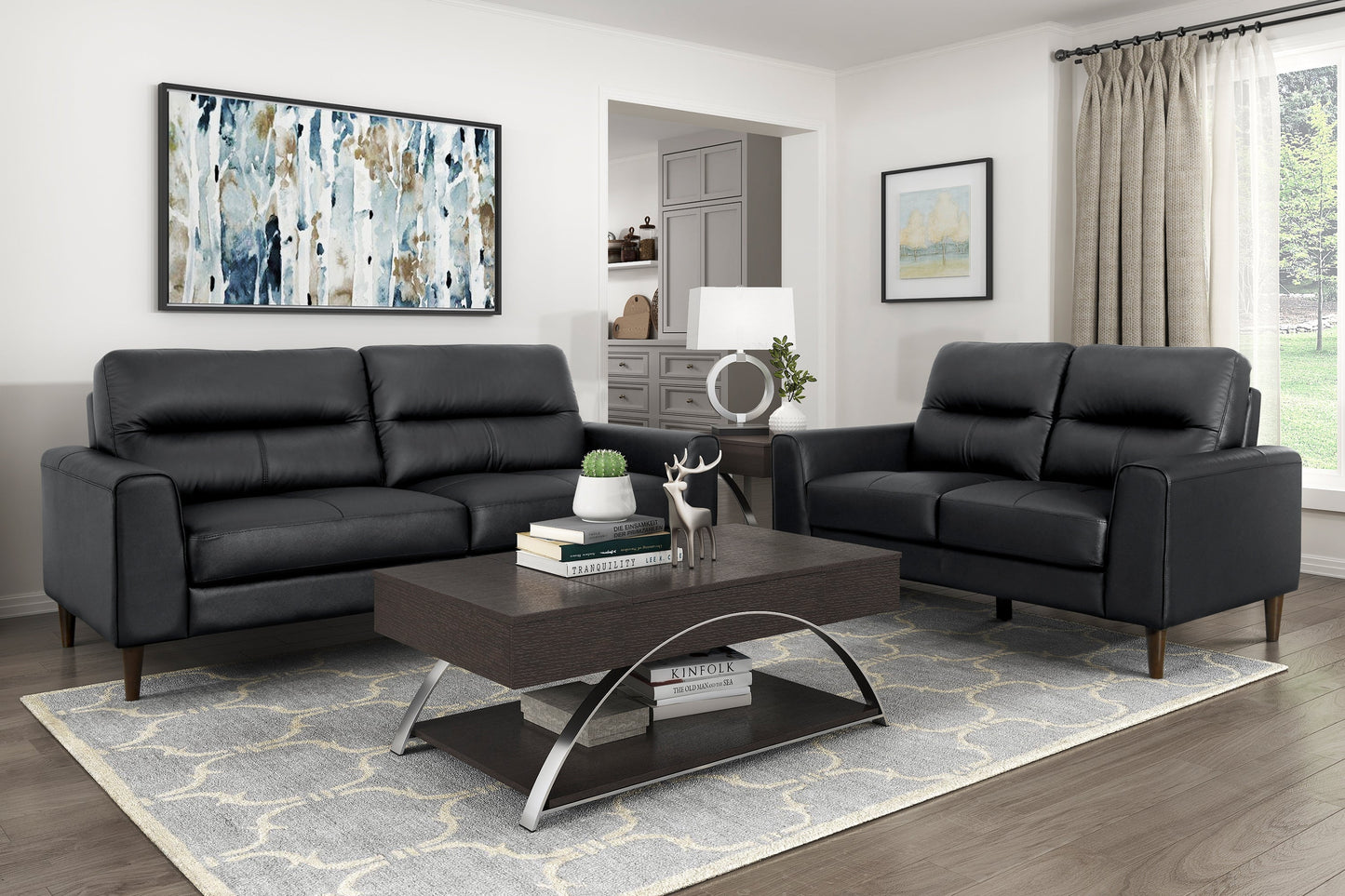 Lewes Leather Living Room Collection