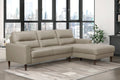 Lewes Leather Sectional Collection, 96" W