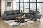 Malcolm Grey Living Room Collection, 77" W