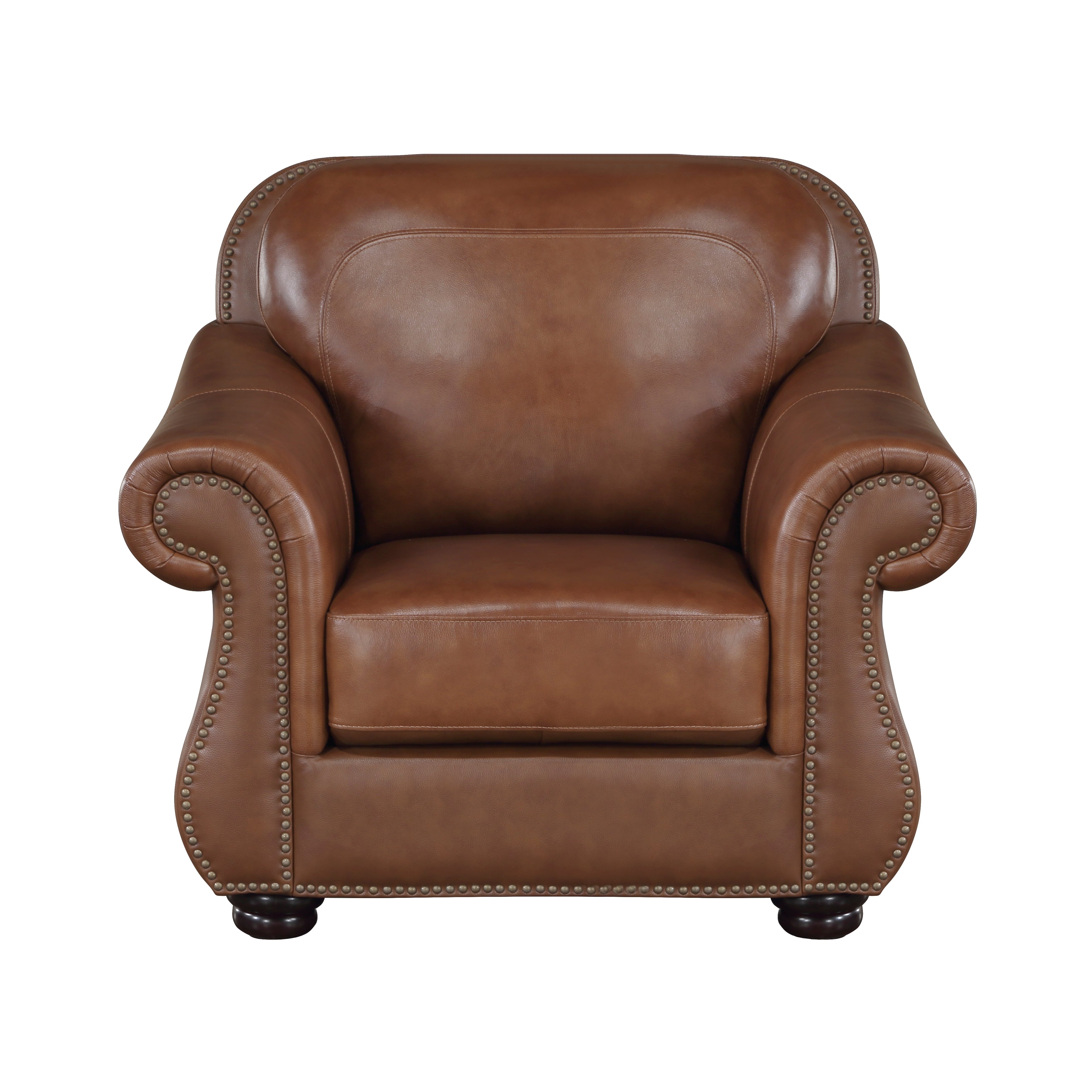 Attleboro Leather Living Room Collection, 85" W