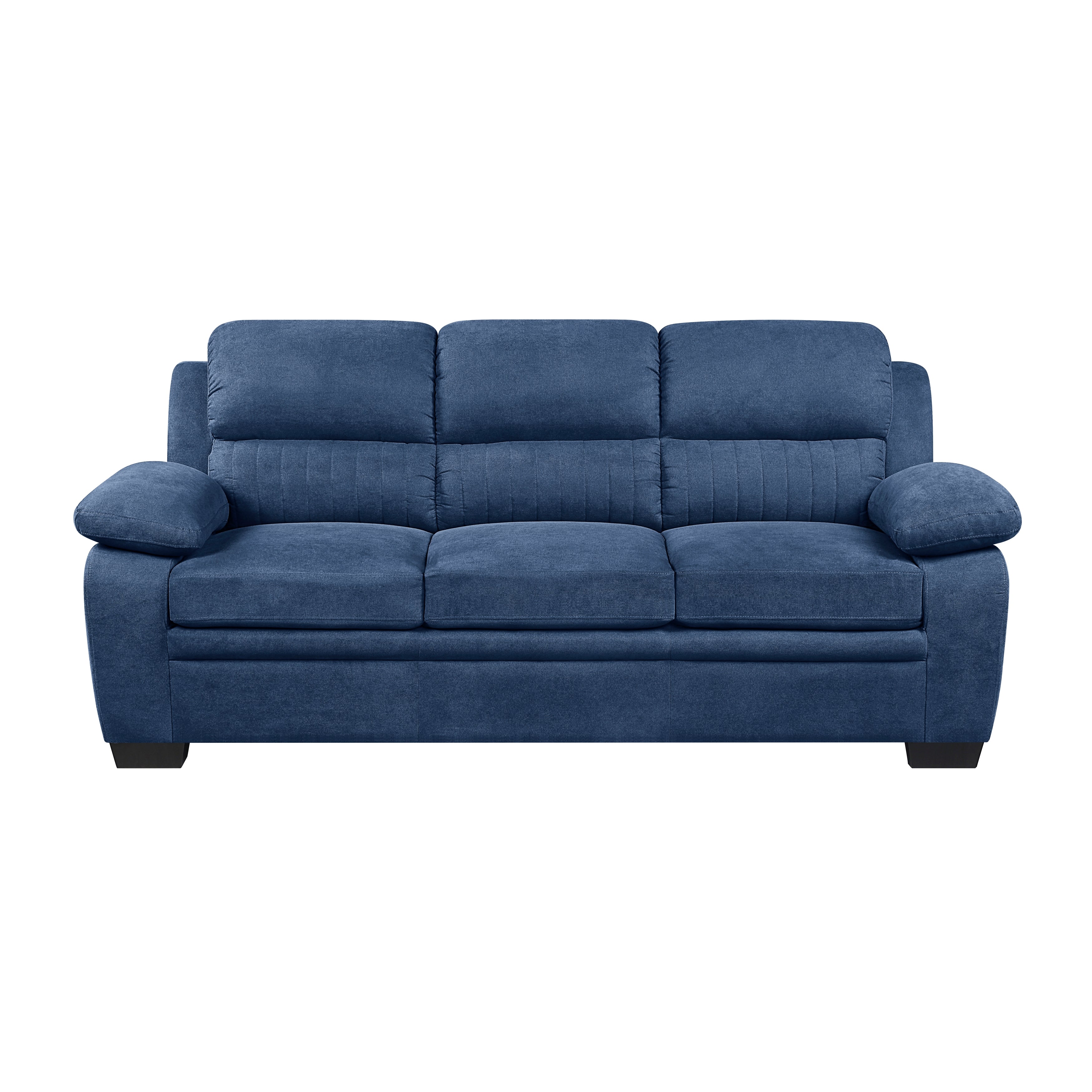Holleman Blue Living Room Collection, 80" W