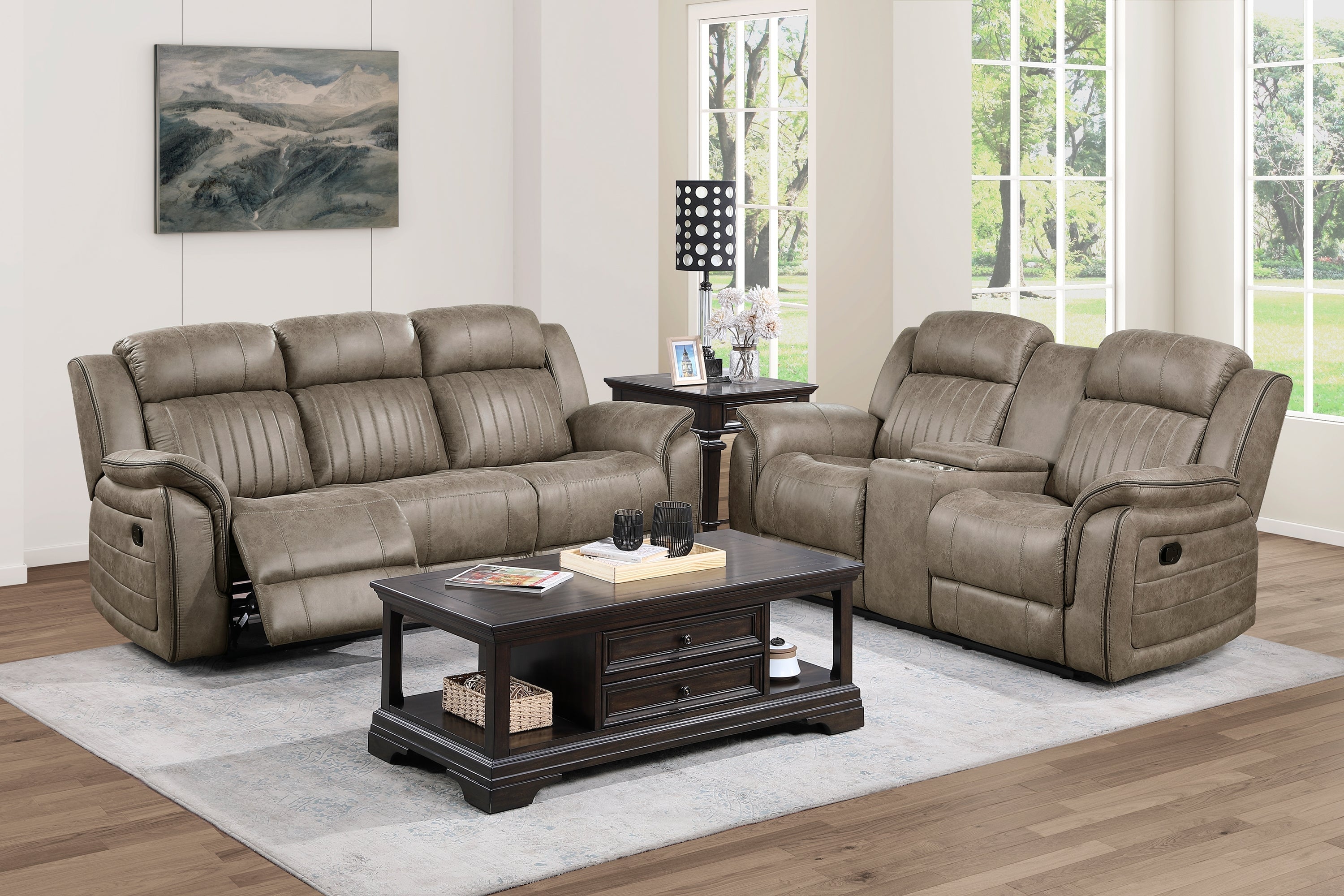 Centeroak Reclining Living Room Collection, 83.5" W