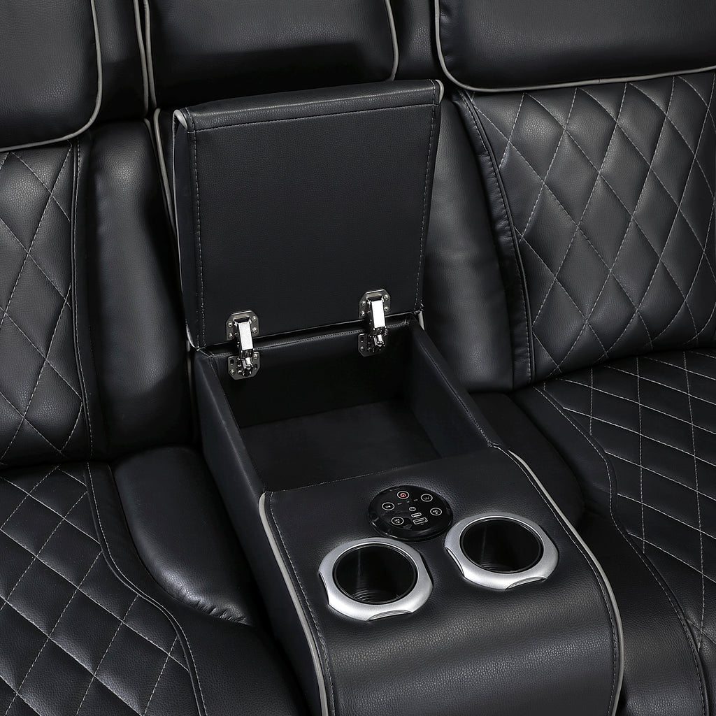 Fairway Power Reclining Sectional Collection, 128" W