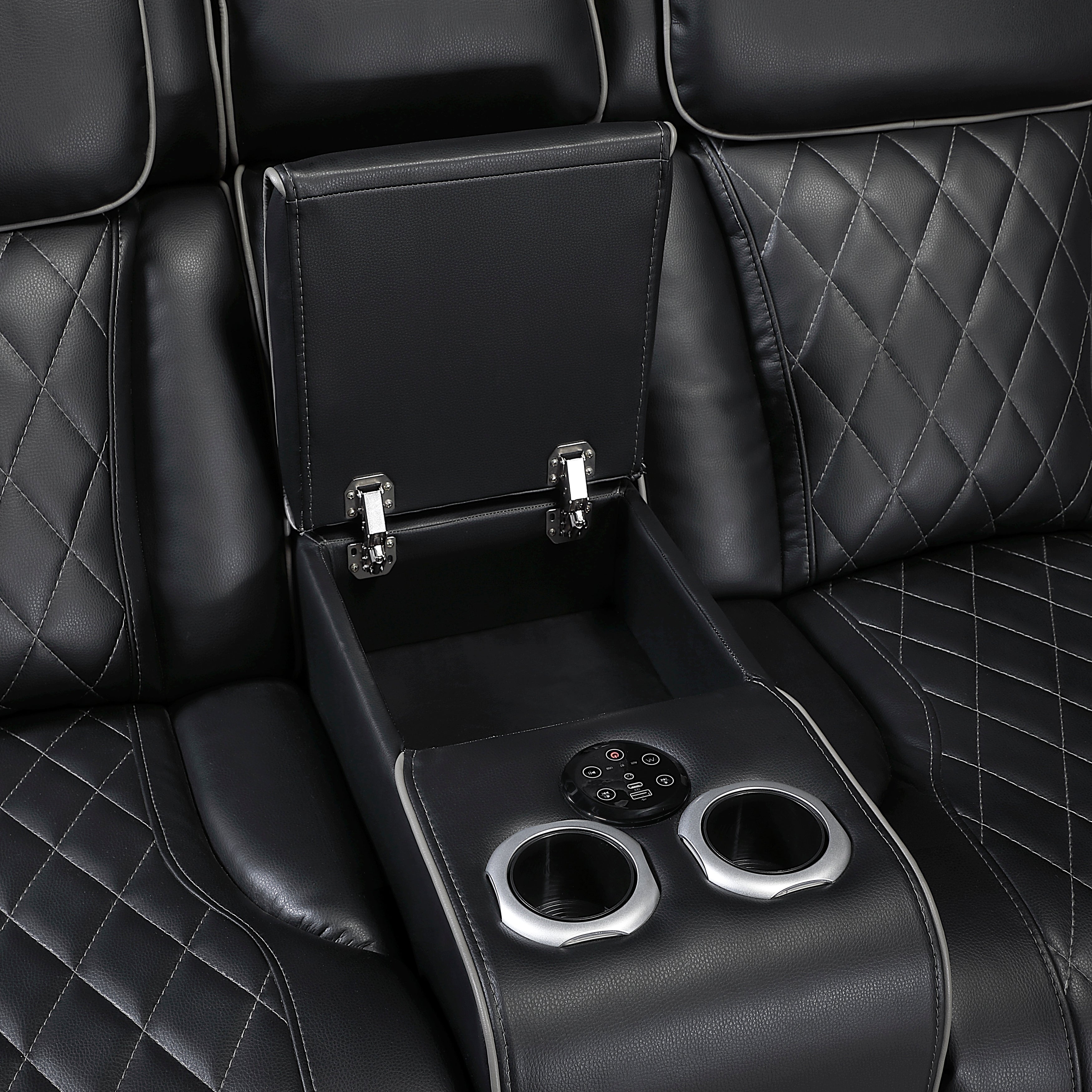 Fairway Power Reclining Sectional Collection, 128" W