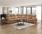Fairway Power Reclining Sectional Collection, 128" W