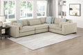 Mila Sectional Collection, Brown Finish