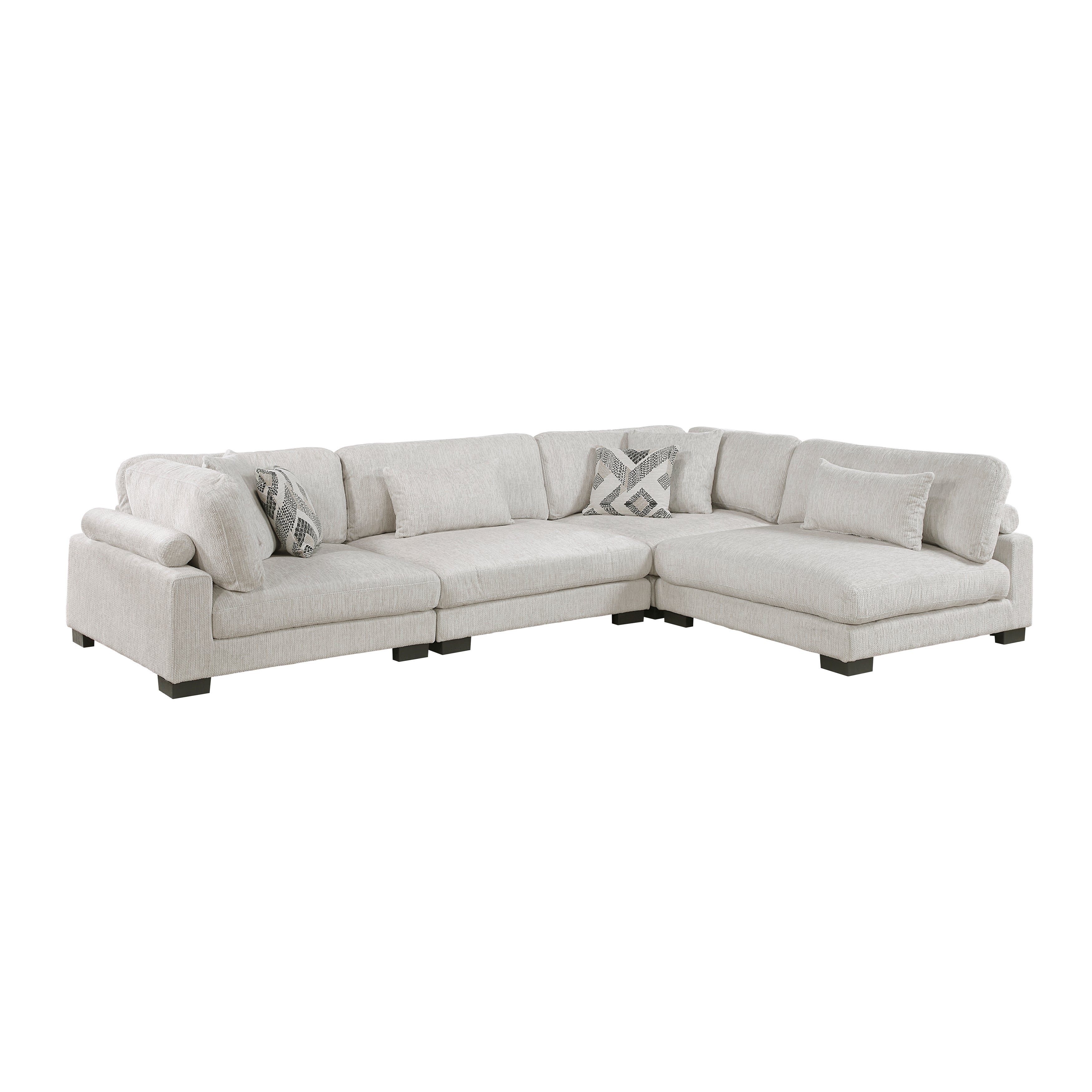 Tinley Beige Modular Sectional Collection, 45" W